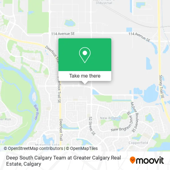 Deep South Calgary Team at Greater Calgary Real Estate map