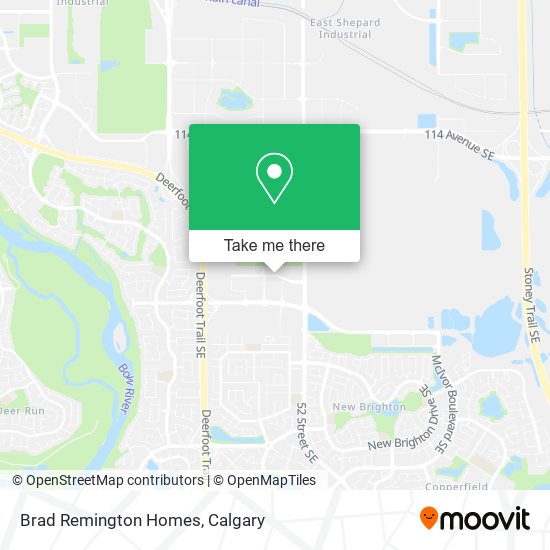 Brad Remington Homes map