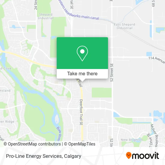 Pro-Line Energy Services map