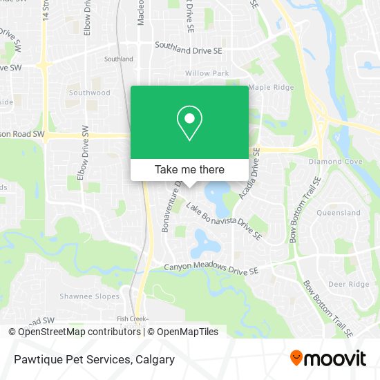 Pawtique Pet Services map