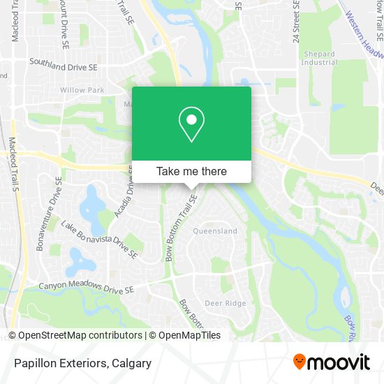 Papillon Exteriors map
