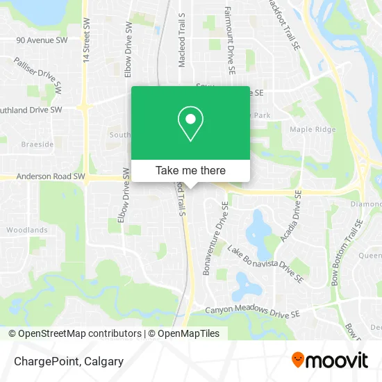 ChargePoint map