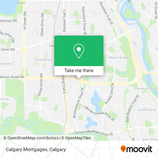 Calgary Mortgages map