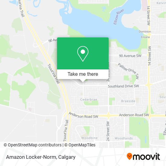 Amazon Locker-Norm map