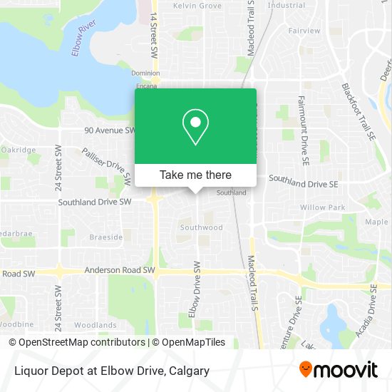 Liquor Depot at Elbow Drive plan