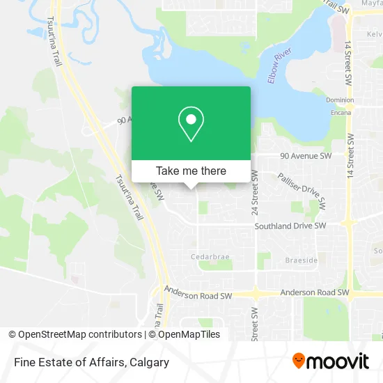 Fine Estate of Affairs map