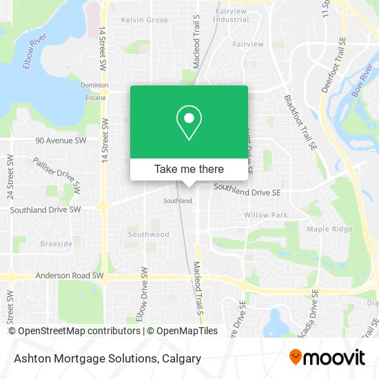 Ashton Mortgage Solutions map