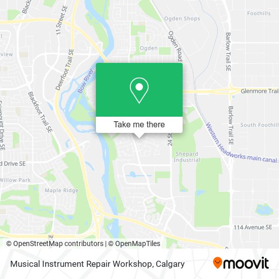 Musical Instrument Repair Workshop map