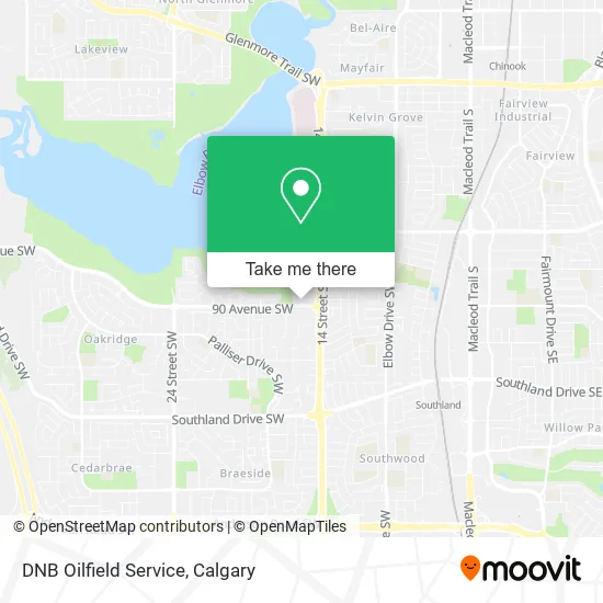 DNB Oilfield Service map
