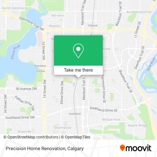 Precision Home Renovation map