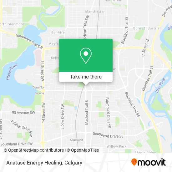 Anatase Energy Healing map