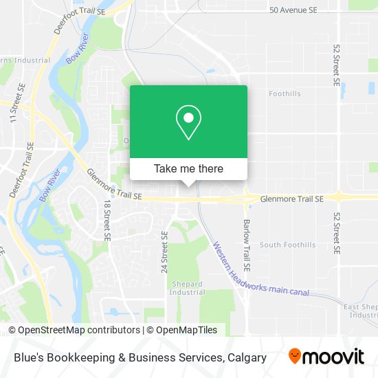 Blue's Bookkeeping & Business Services map