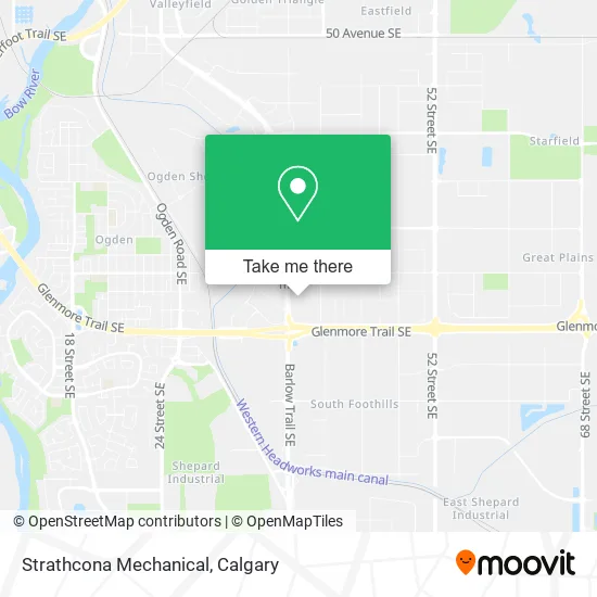 Strathcona Mechanical map