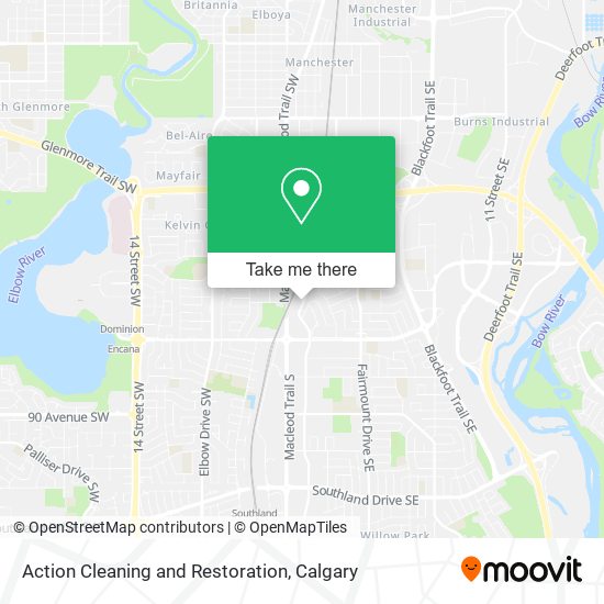 Action Cleaning and Restoration map