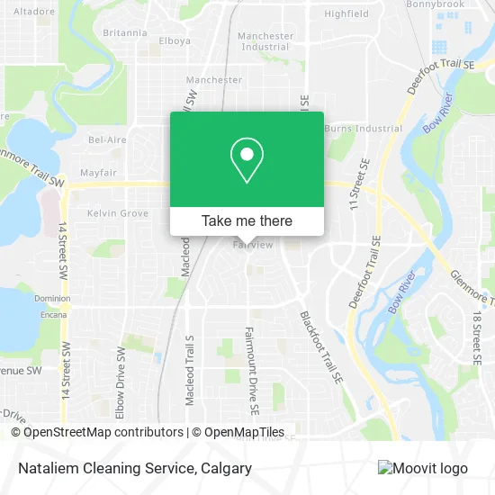 Nataliem Cleaning Service map