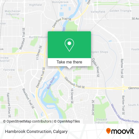 Hambrook Construction map