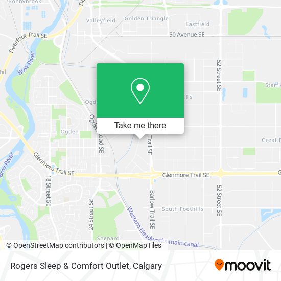 Rogers Sleep & Comfort Outlet map