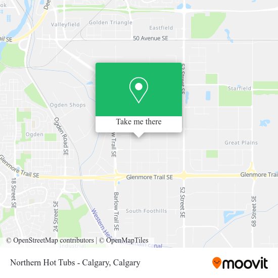 Northern Hot Tubs - Calgary map