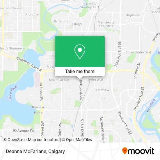 Deanna McFarlane map