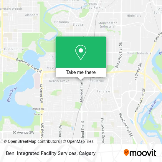 Beni Integrated Facility Services map