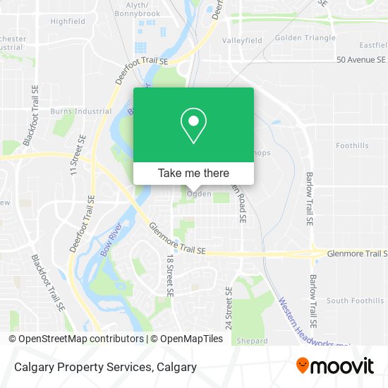 Calgary Property Services map