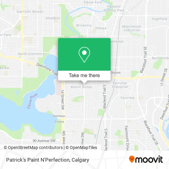 Patrick's Paint N'Perfection map