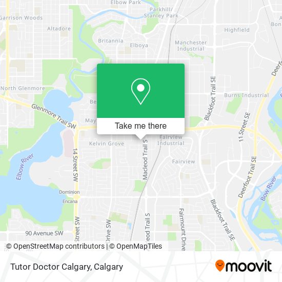 Tutor Doctor Calgary map