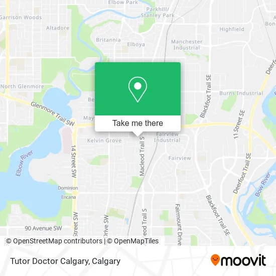 Tutor Doctor Calgary map