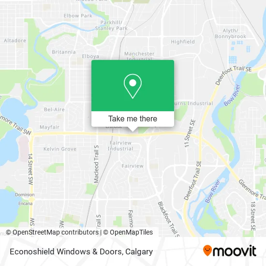 Econoshield Windows & Doors map