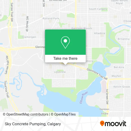 Sky Concrete Pumping map