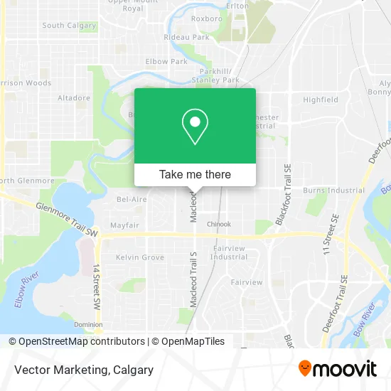 Vector Marketing map