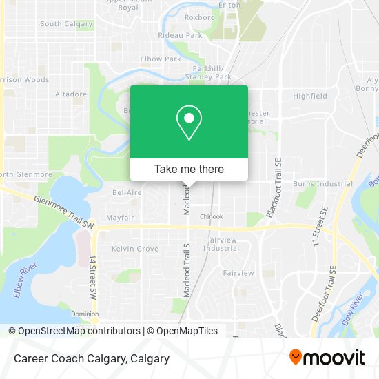 Career Coach Calgary map