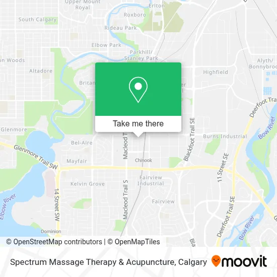 Spectrum Massage Therapy & Acupuncture map