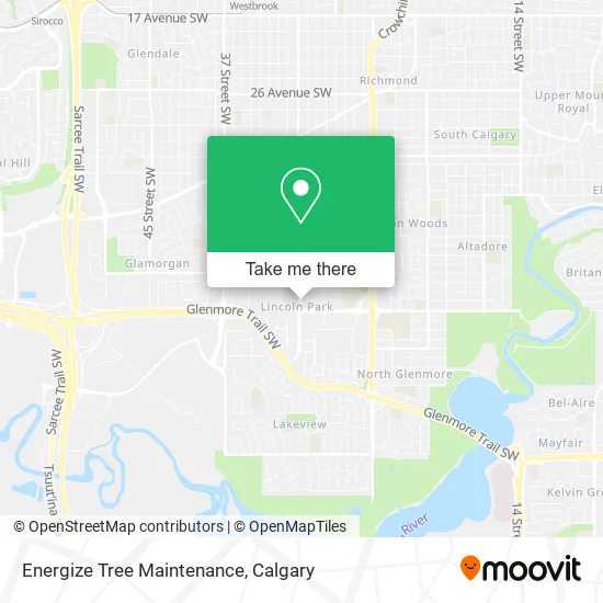 Energize Tree Maintenance map