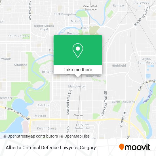 Alberta Criminal Defence Lawyers map