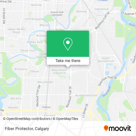 Fiber Protector map