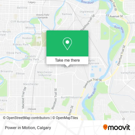 Power in Motion map