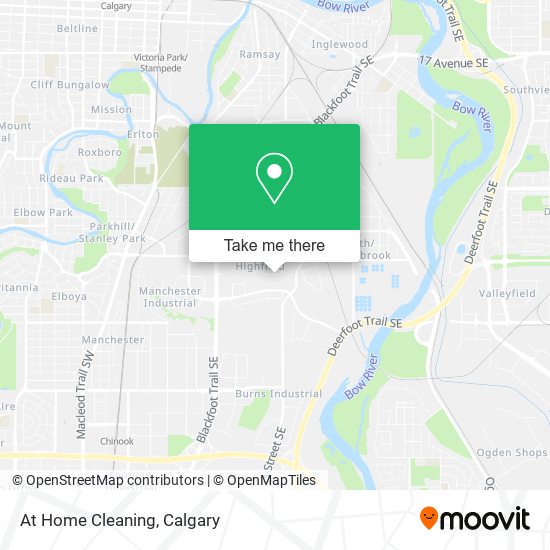 At Home Cleaning map