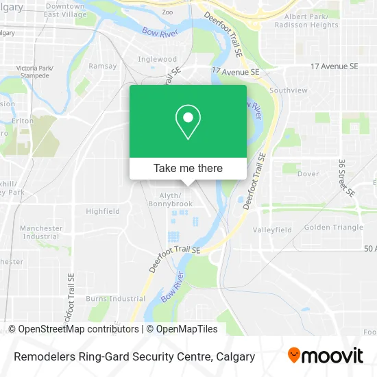 Remodelers Ring-Gard Security Centre map