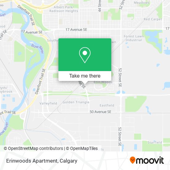 Erinwoods Apartment map