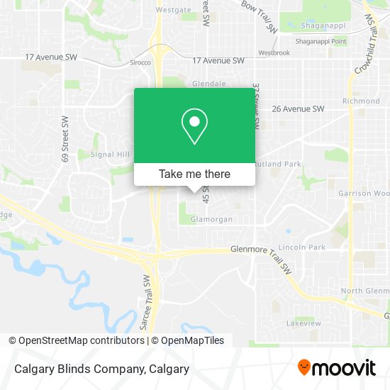 Calgary Blinds Company map