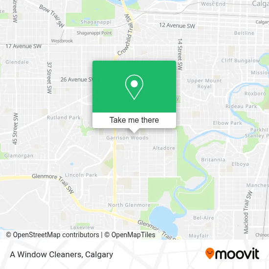 A Window Cleaners map