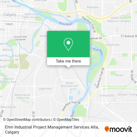 Ehm Industrial Project Management Services Alta map