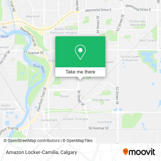 Amazon Locker-Camilia map