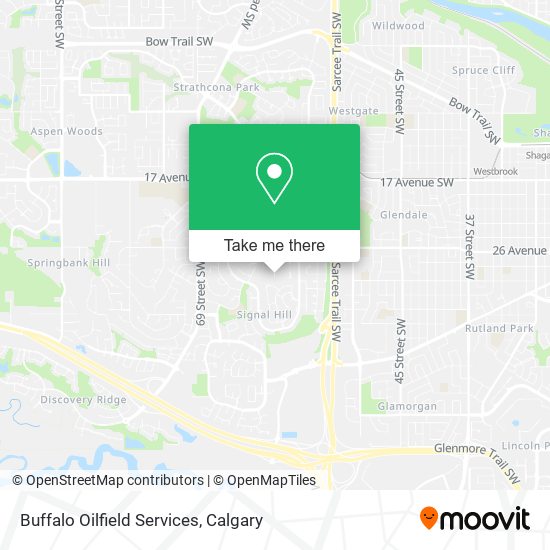 Buffalo Oilfield Services map