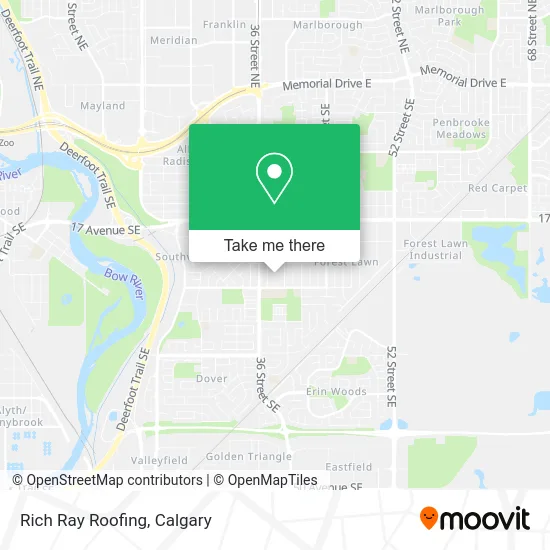 Rich Ray Roofing map