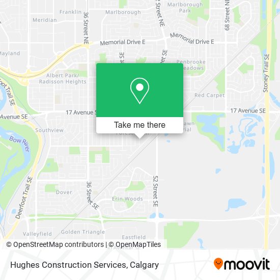 Hughes Construction Services map