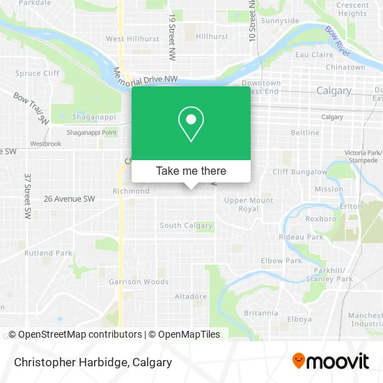 Christopher Harbidge map