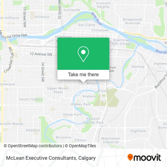 McLean Executive Consultants map