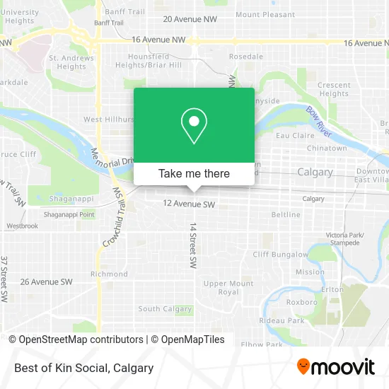 Best of Kin Social map